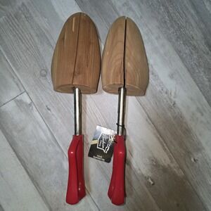 Florsheim ROCHESTER WOOD SHOE TREES Travel Keeper Stretcher Form Shaper Lg Size